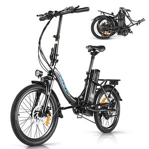 vivi mt20 step-through folding electric cruiser bike